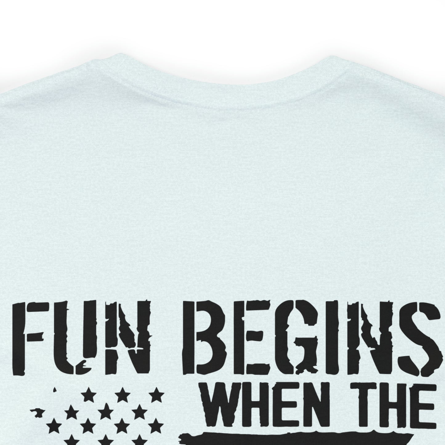 Pit Crew - Fun Begins Where The Road Ends | Unisex T-Shirt