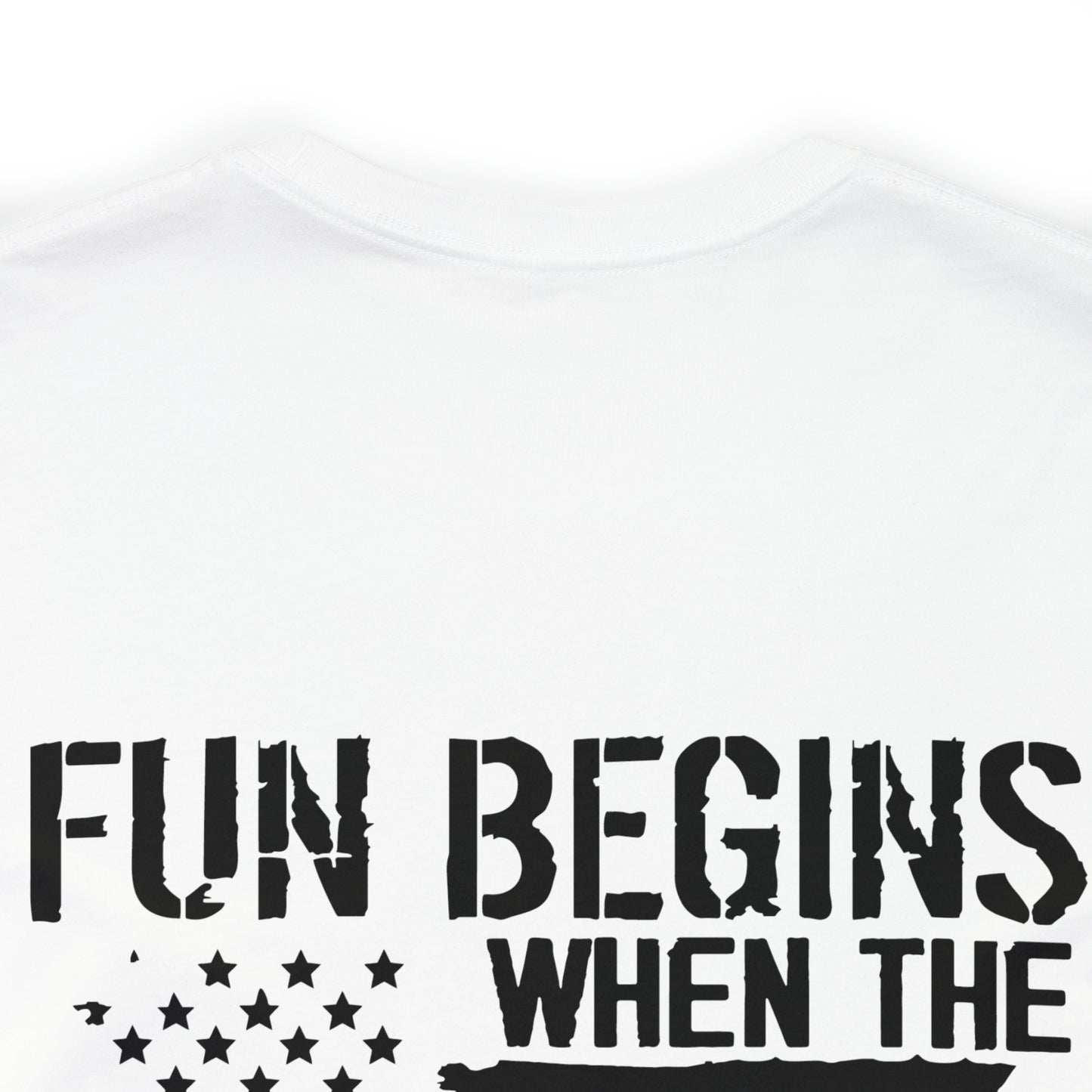 Pit Crew - Fun Begins Where The Road Ends | Unisex T-Shirt