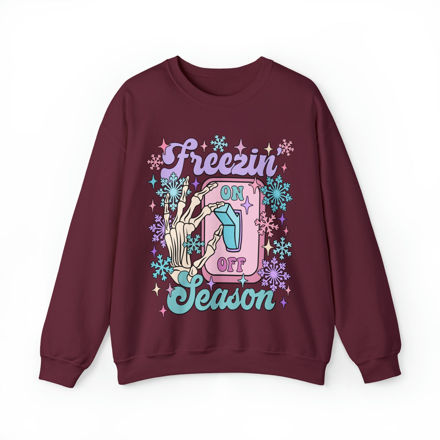 Freezin Season (Club Badge on back) | Crewneck Sweatshirt