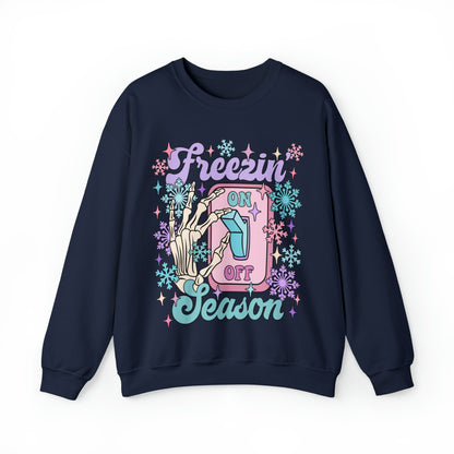 Freezin Season (Club Badge on back) | Crewneck Sweatshirt