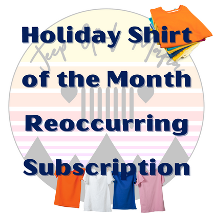 Limited Edition Shirt of the Month Subscription (unisex t-shirts)
